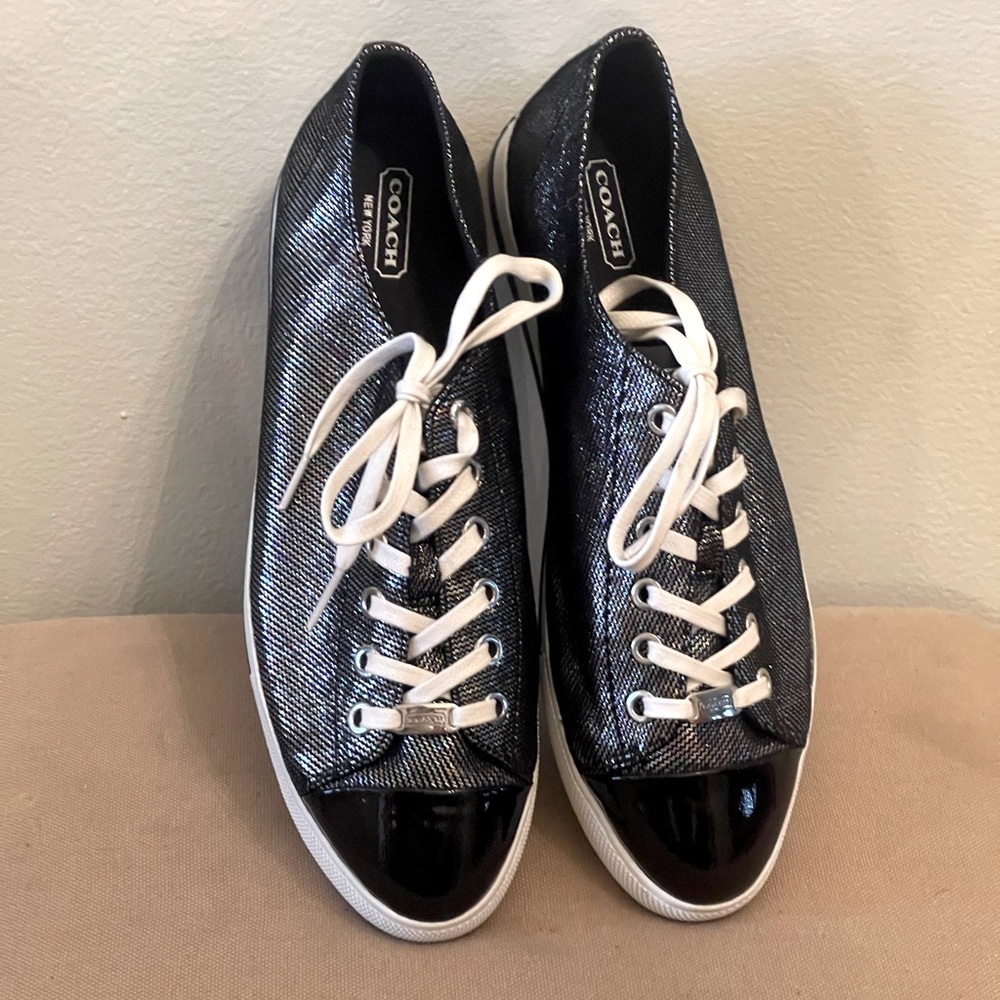 Coach Black Holographic Sneakers